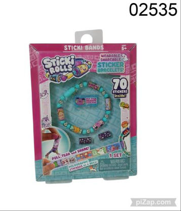 Imagen de PULSERA CON ROLLS DE STICKERS 3.26